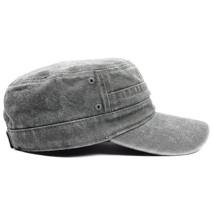 Millitary Light Grey Denim Jeans Cap