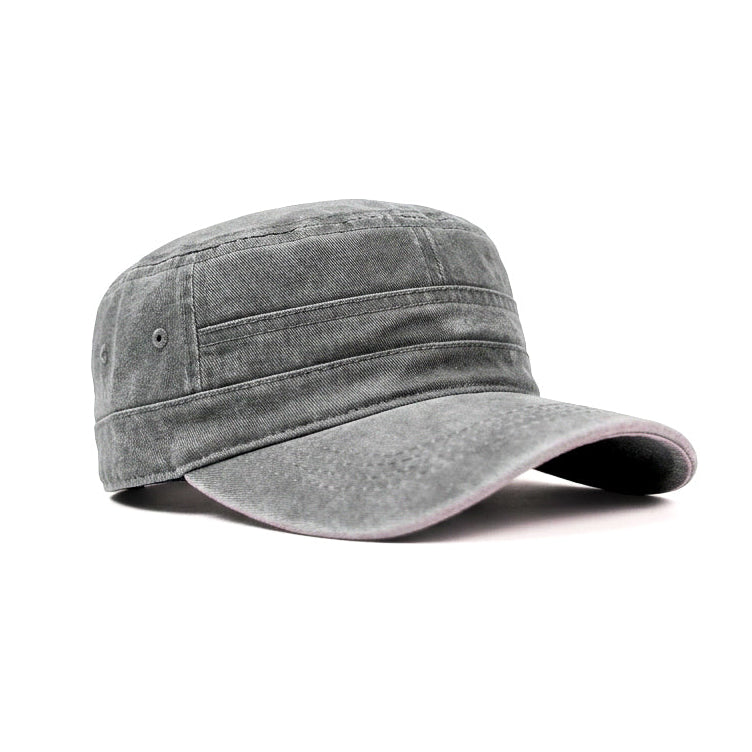Millitary Light Grey Denim Jeans Cap