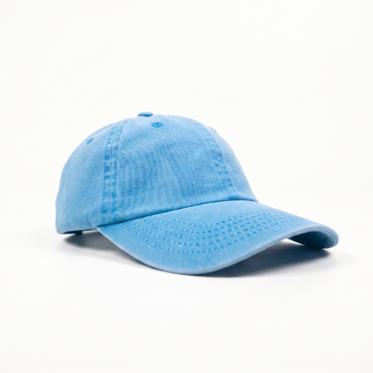 Washed Denim Metal Patched (Light Blue)