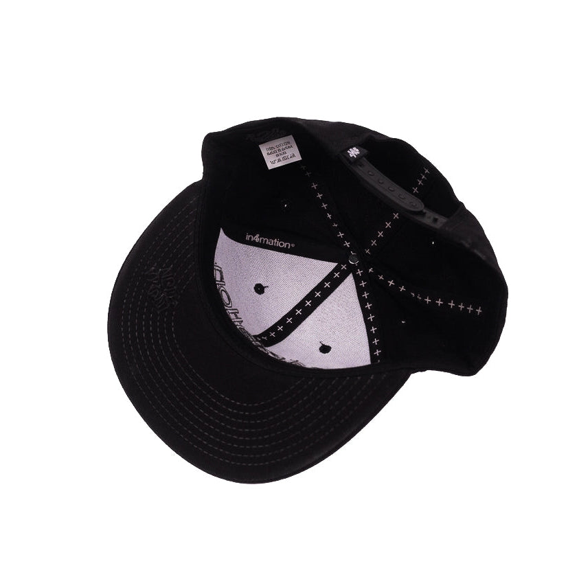 in4mation Black Snapback Cap
