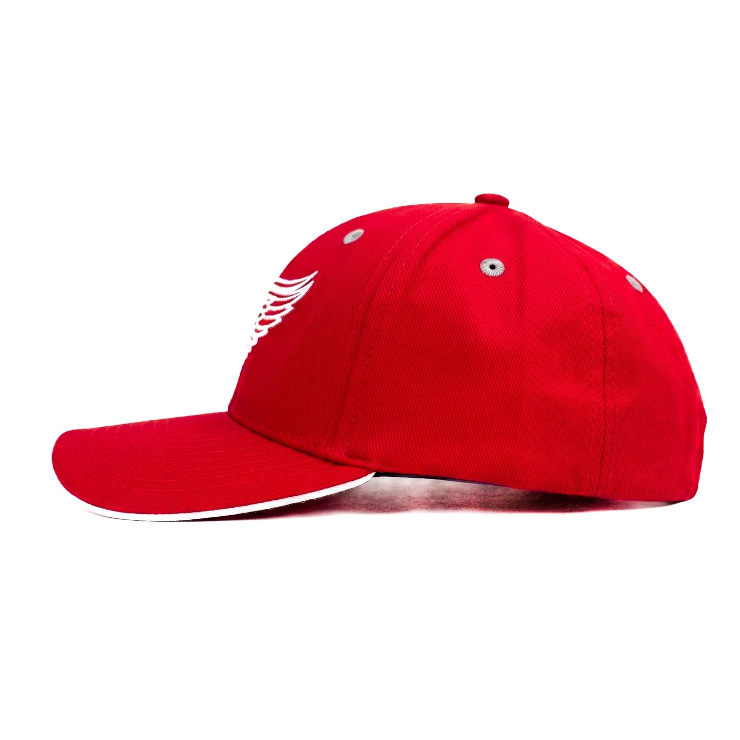 Wing Wheel Red Snapback Cap