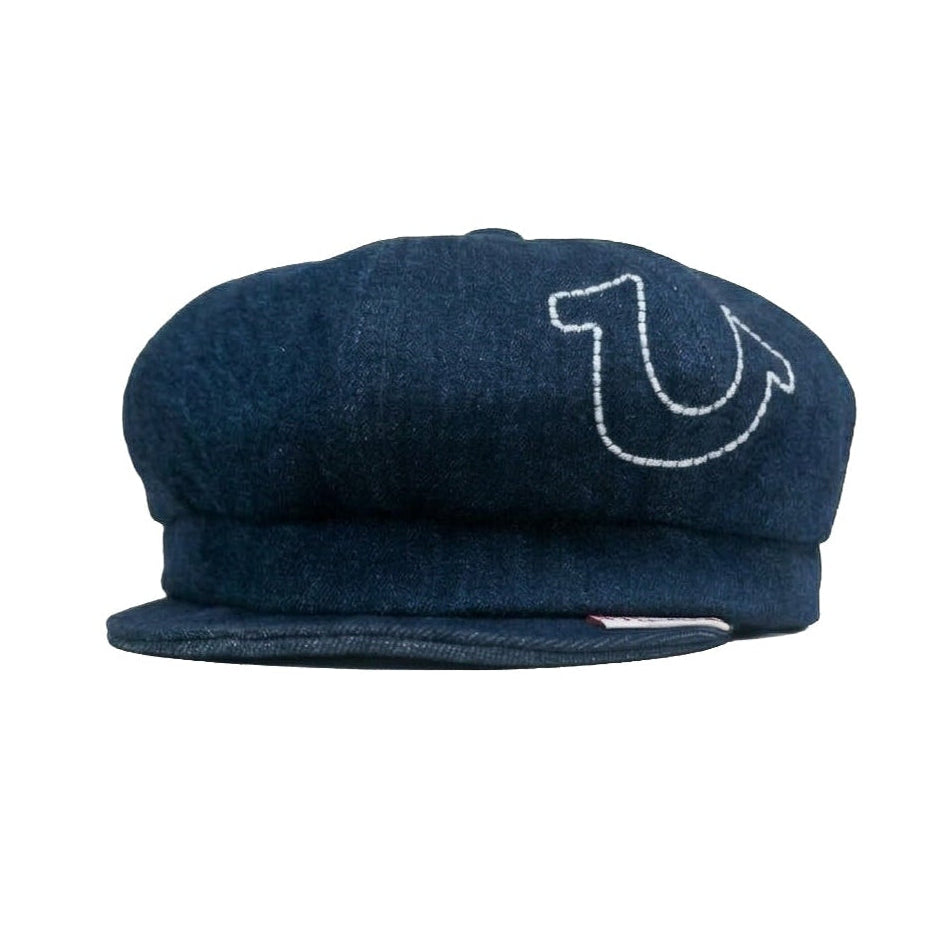 True Religion White U Gatsby Cap