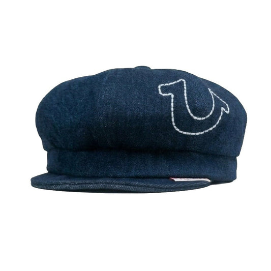 True Religion White U Gatsby Cap