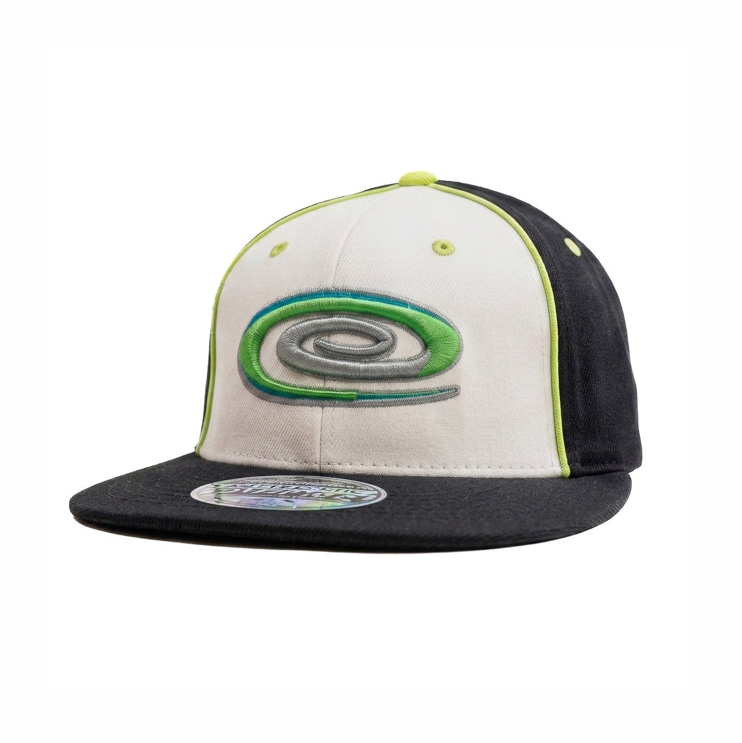 Zephyer Green Twister Snapback Cap