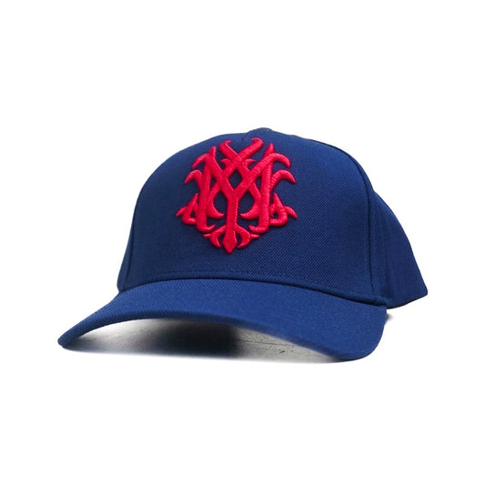 Red Spiral Snapback Cap