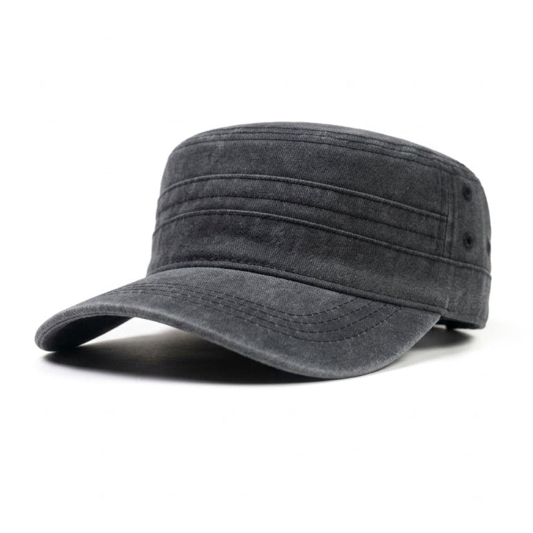 Millitary Grey Denim Jeans Cap