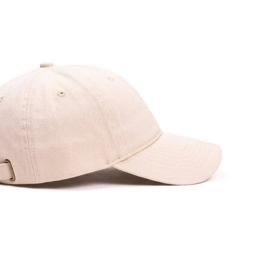 Ponytail Scrubbed Cream Denim Cap