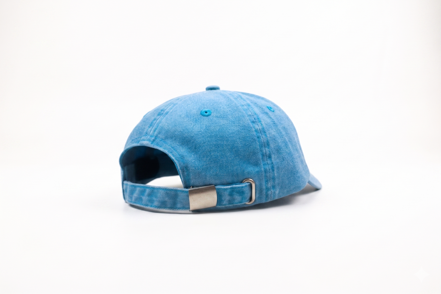Washed Denim Metal Patched (Light Blue)