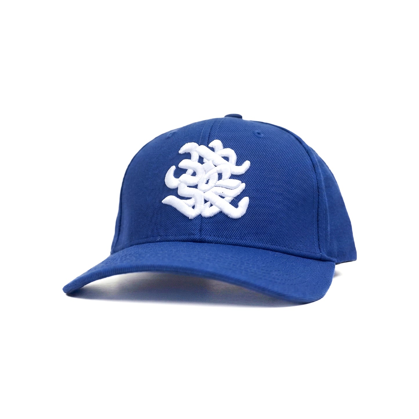White Spiral Snapback Cap