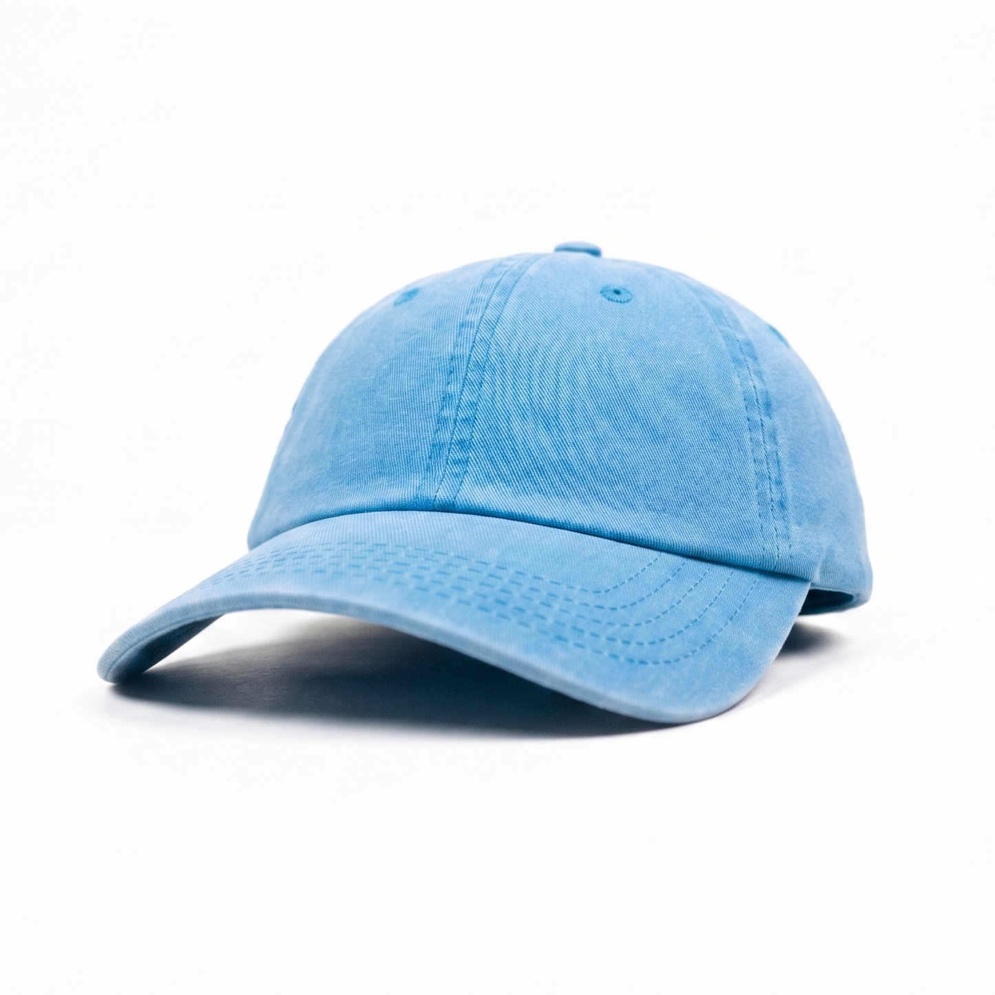 Washed Denim Metal Patched (Light Blue)
