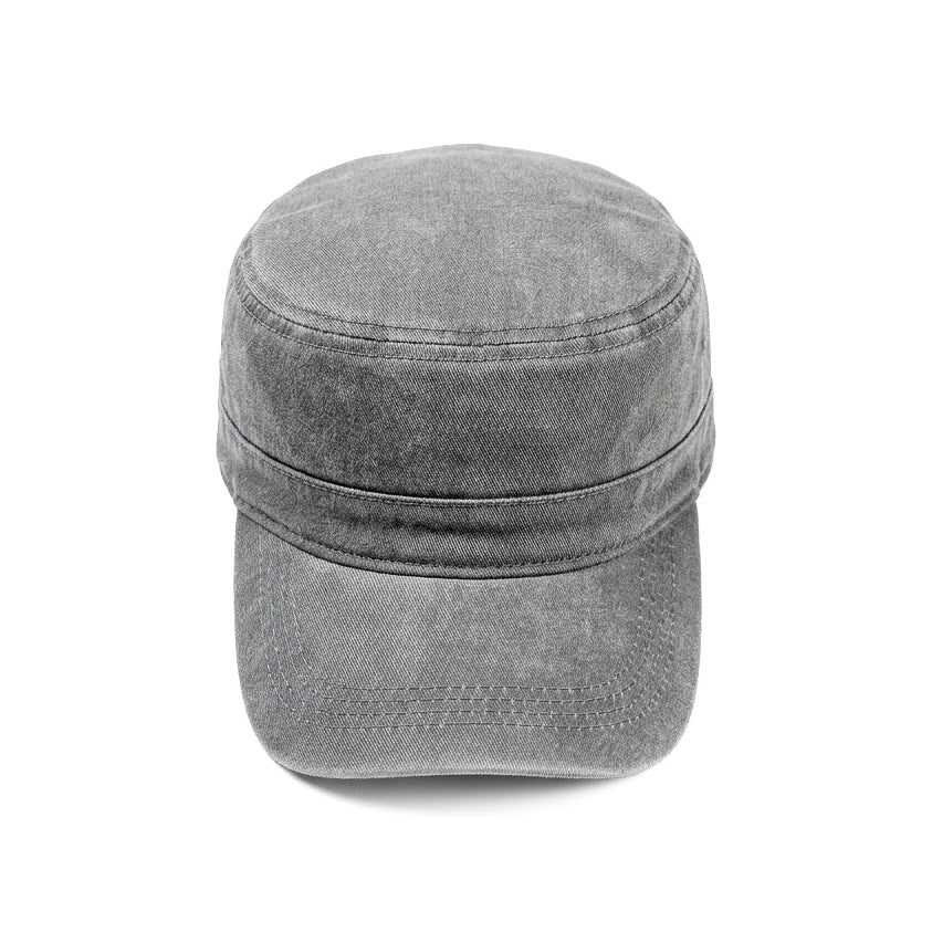Millitary Light Grey Denim Jeans Cap