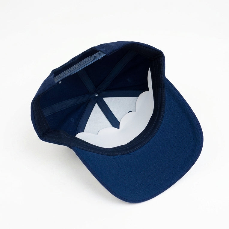 Blue Swirl Snapback Cap