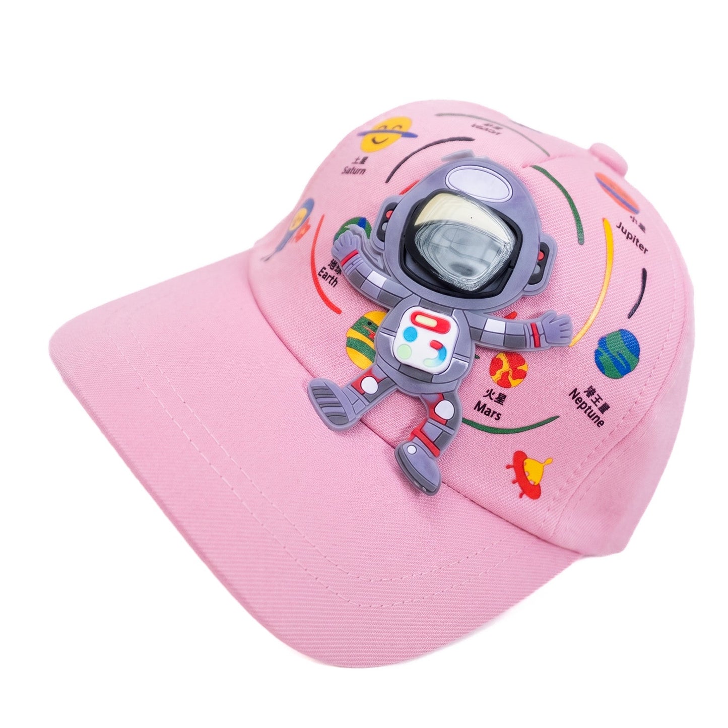 Pink Astronaut Funday Kids Cap