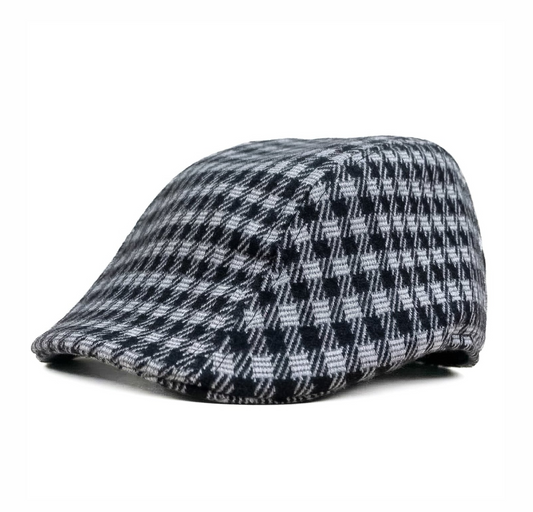 Checked Newsboy Cap