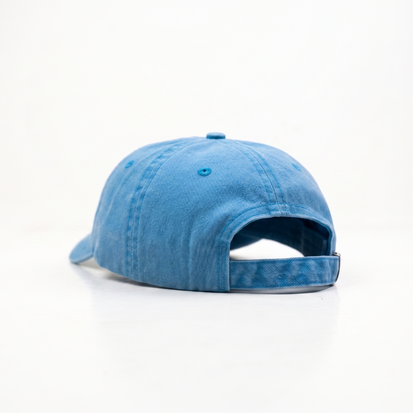 Washed Denim Metal Patched (Light Blue)