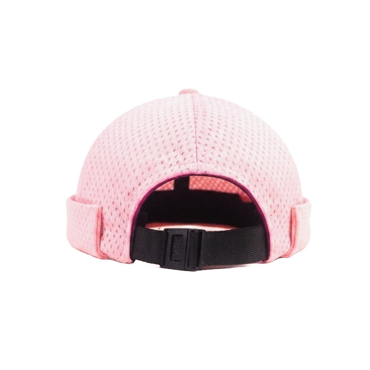 Baby Pink Satin Docker Cap