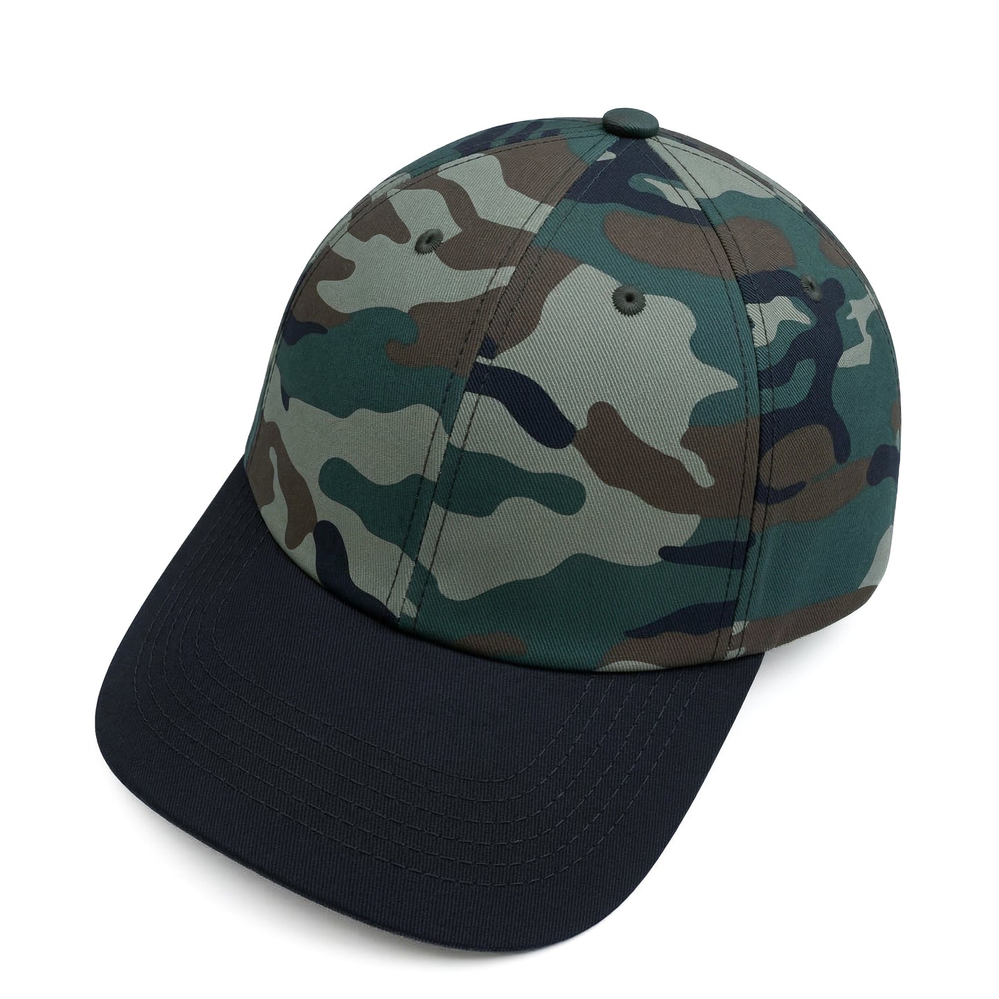 Woodland Camo Military Cap