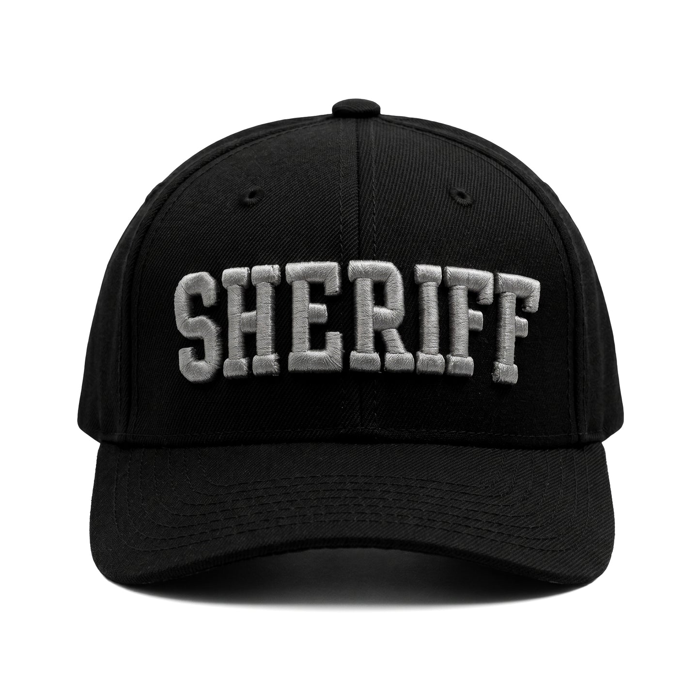 Sheriff black Fitted Cap
