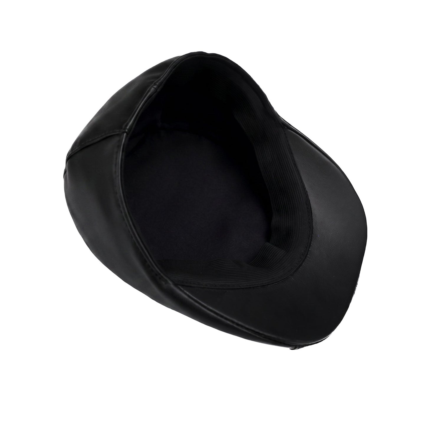 Raven Leather Cap
