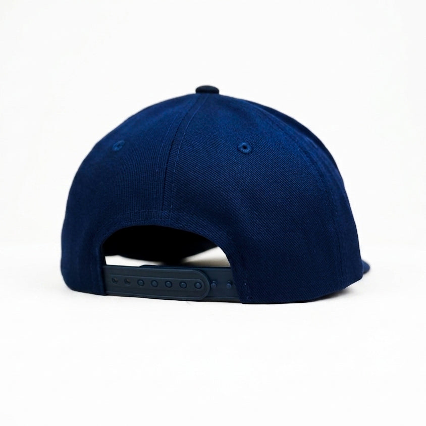 Blue Swirl Snapback Cap