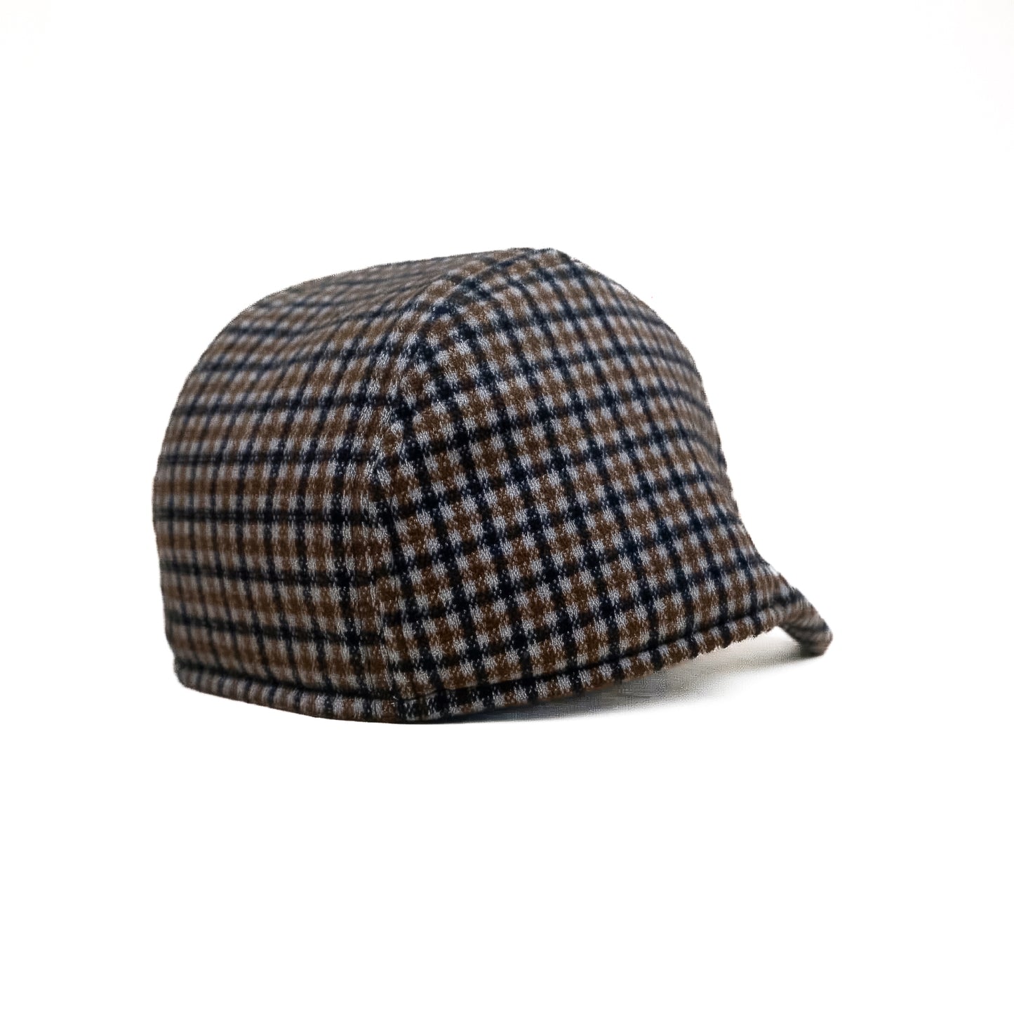 Checked Shark Newsboy Cap
