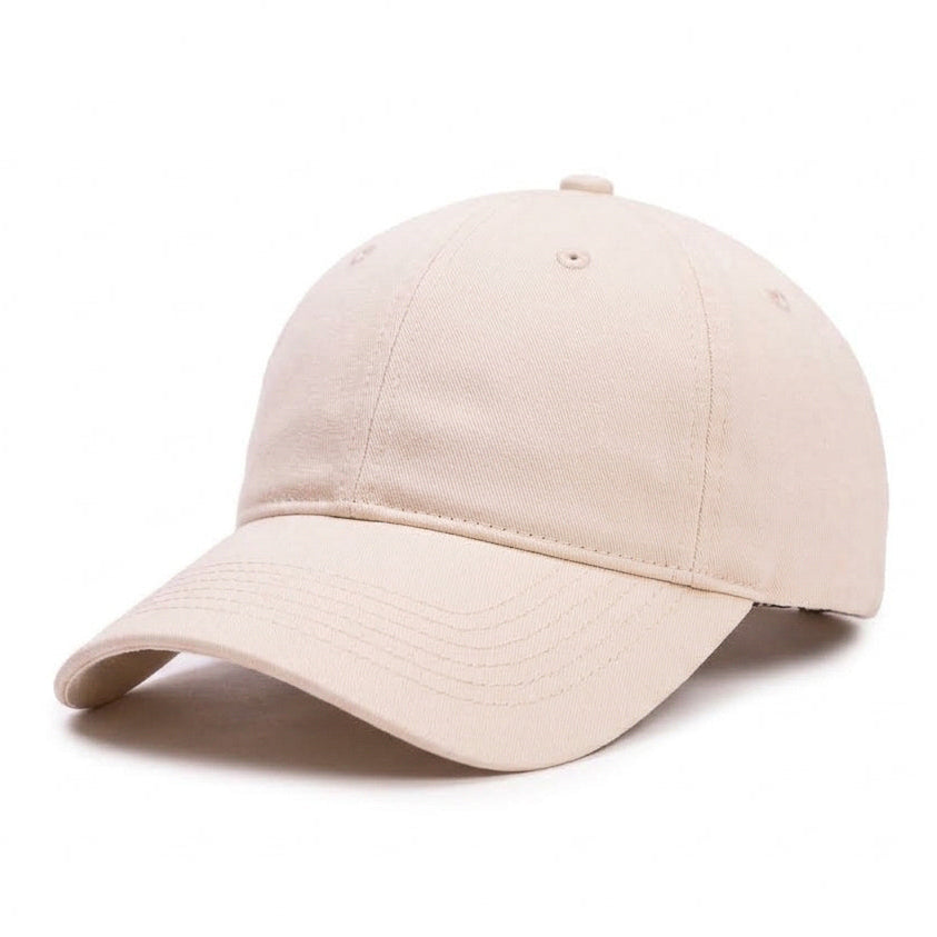 Ponytail Scrubbed Cream Denim Cap