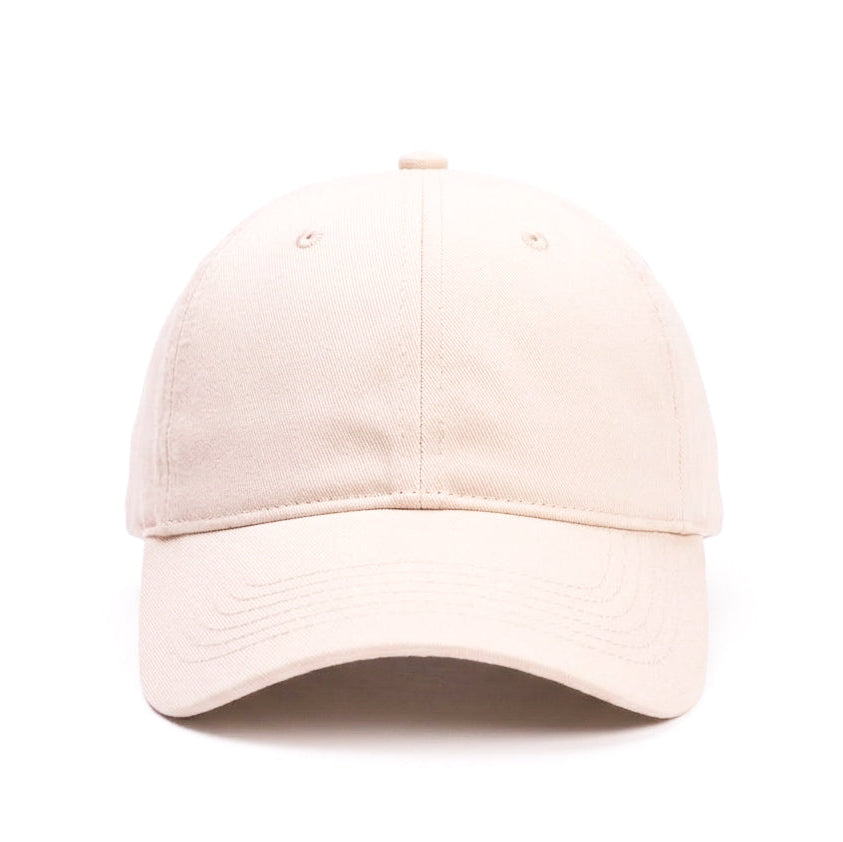 Ponytail Scrubbed Cream Denim Cap