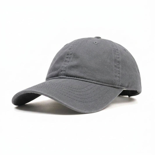 Ponytail Scrubed Grey Jeans Cap
