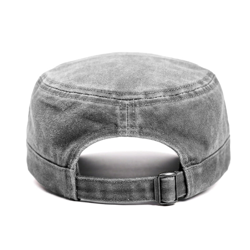 Millitary Light Grey Denim Jeans Cap