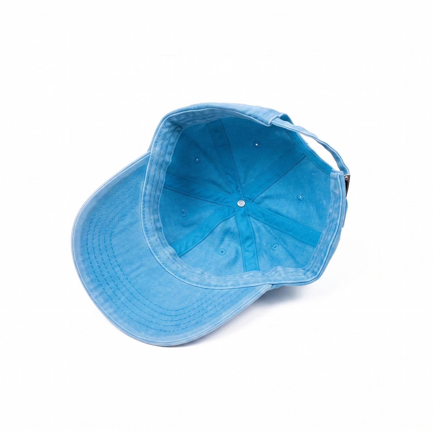 Washed Denim Metal Patched (Light Blue)