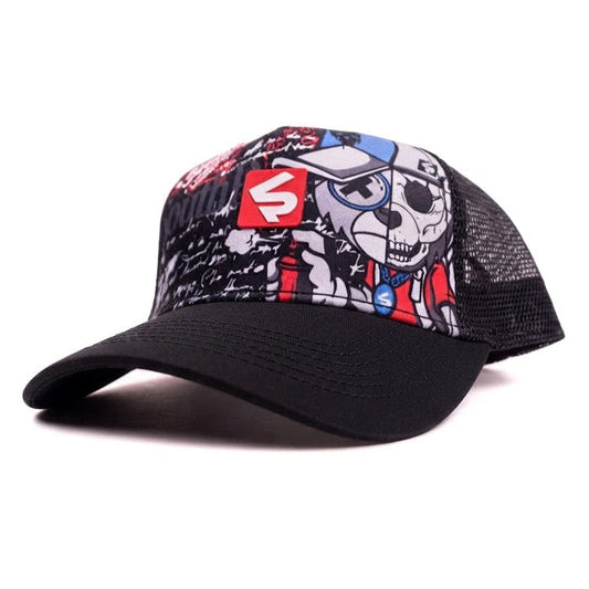 Southpole 1991  Graffiti Skull Mesh Trucker Cap