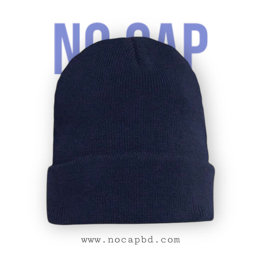 Navy Blue Color Beanie