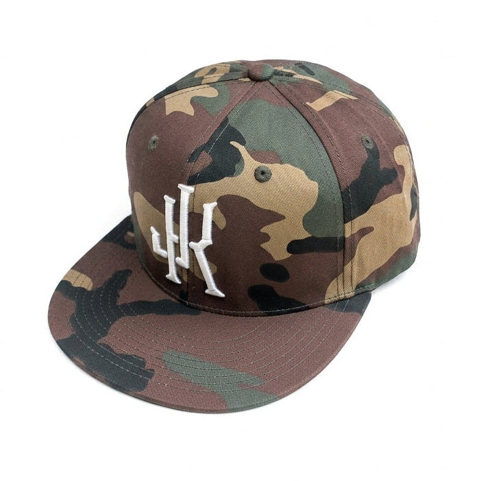 Jk Camo Millitary Snapback Cap