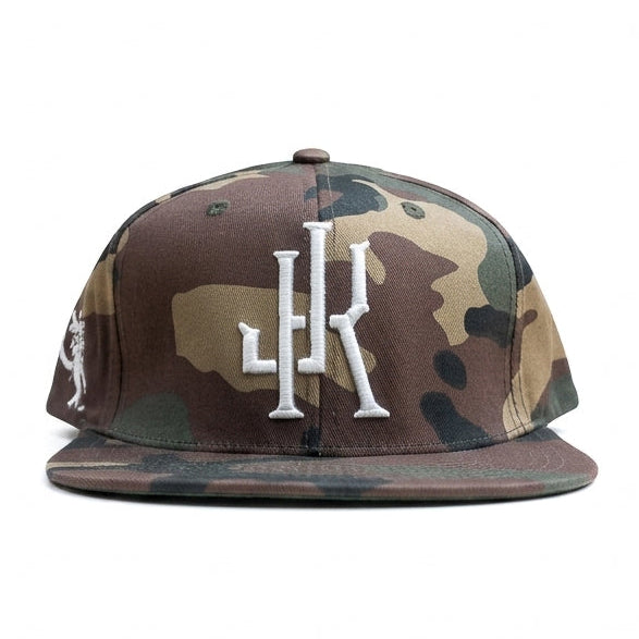Jk Camo Millitary Snapback Cap