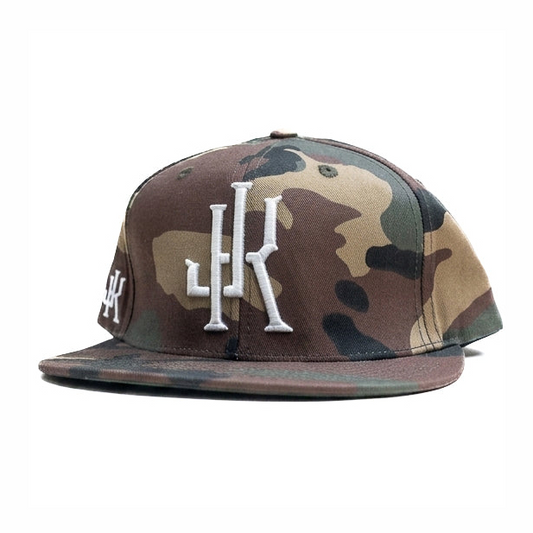 Jk Camo Millitary Snapback Cap