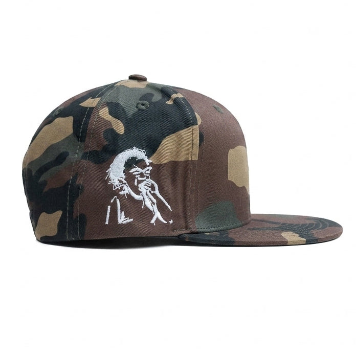 Jk Camo Millitary Snapback Cap