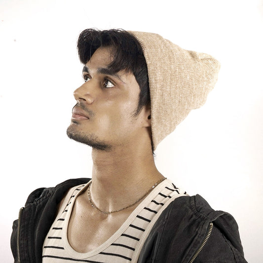 Beige Beanie