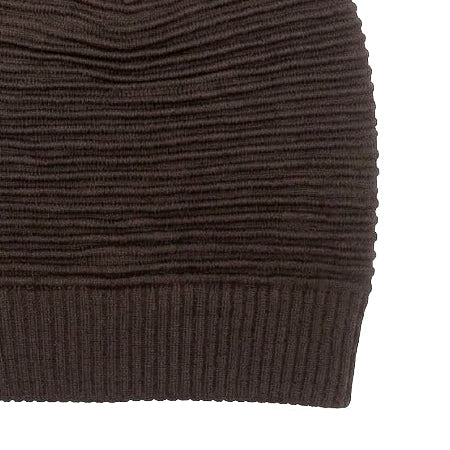 Brown Long Stripped Beanie