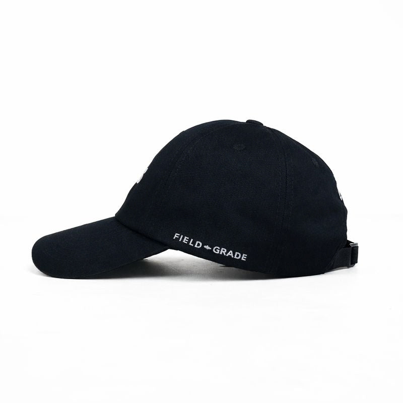 F*CK IT black relaxed fitted cap