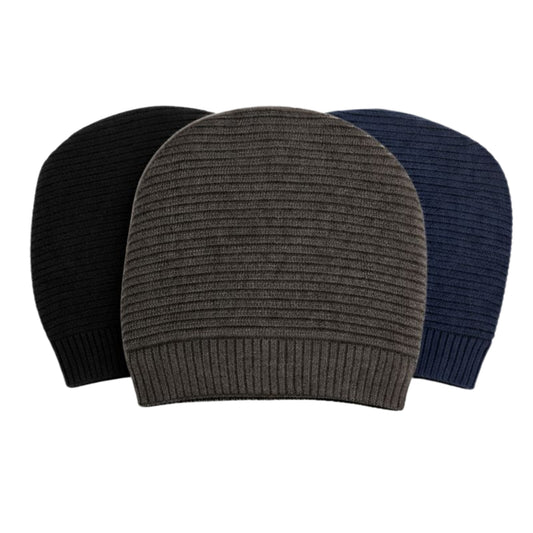 Black X Deep Grey X Navy Blue Beanie Combo