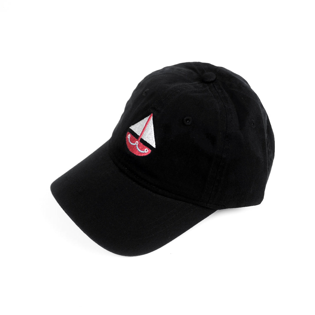 Kids Black Boat Funday Cap