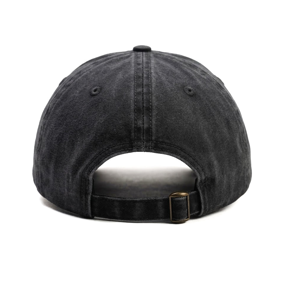 Black Denim Dad Hat