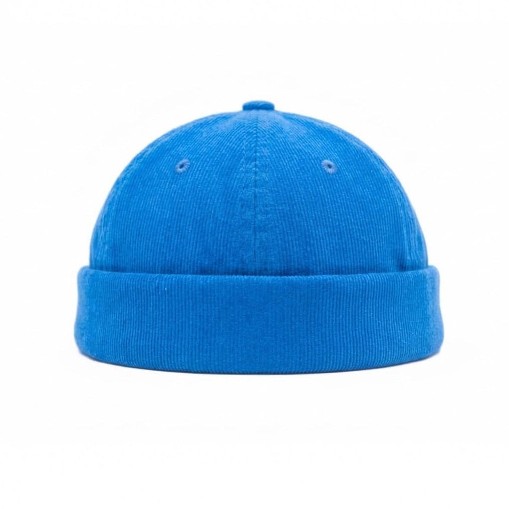 Blue Courdoroy Newsboy Cap