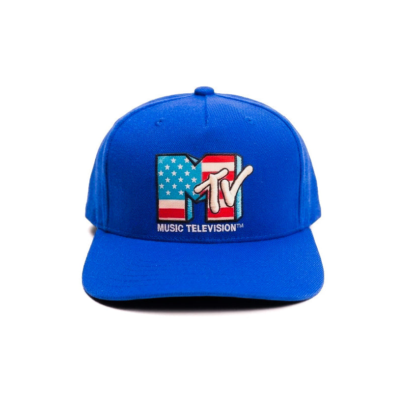 MTV Blue Snapback Cap