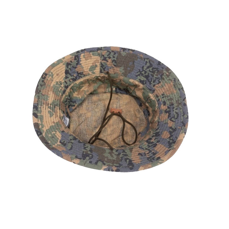 Camo Chin Cord Bucket Hat