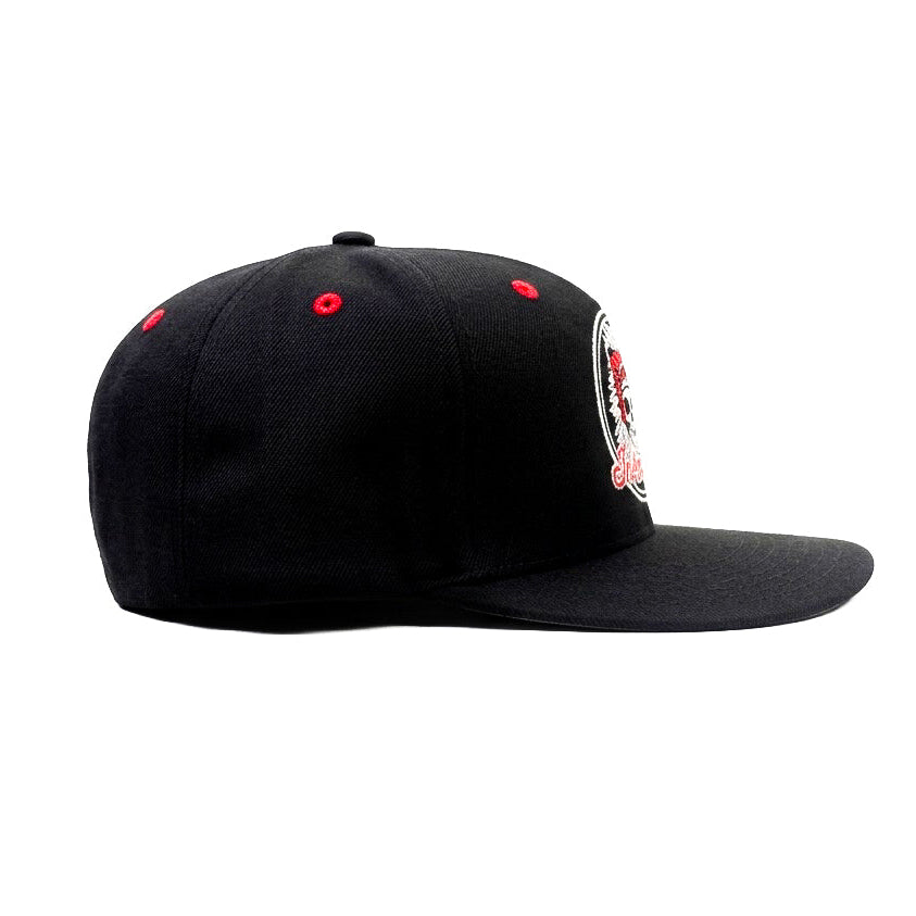 IN4MATION Respect Locals Black Snapback Cap