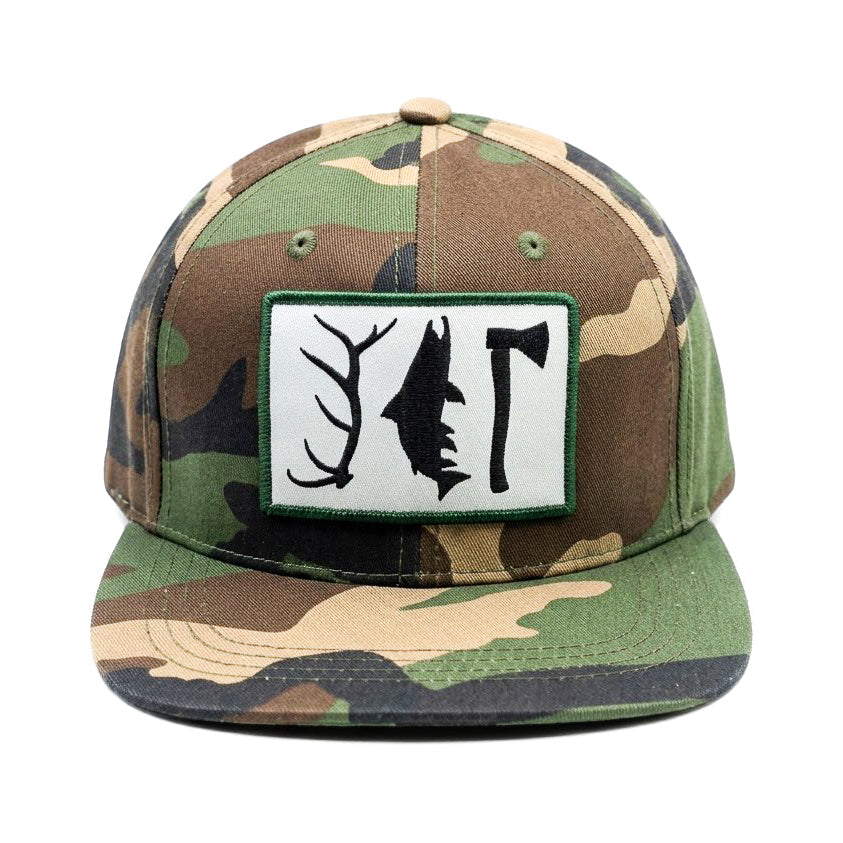 Repyourwild Camo Snapback Cap