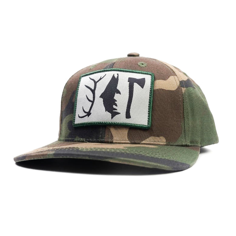 Repyourwild Camo Snapback Cap