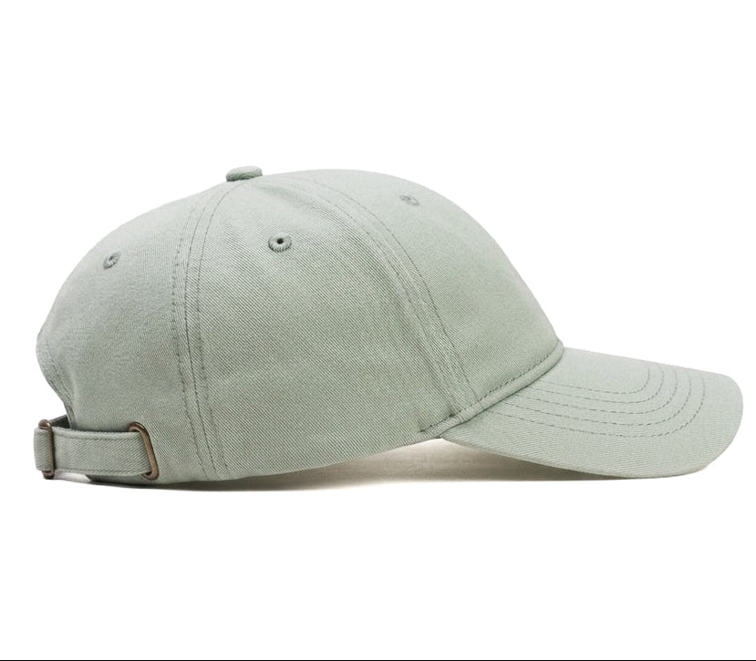 Ponytail Scrubed Tea Green Jeans Cap