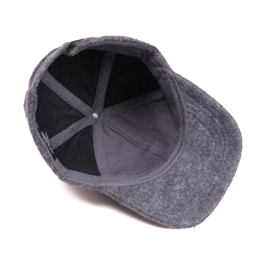 Grey Courdoroy Bockless Cap
